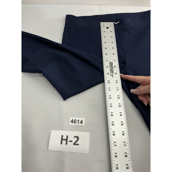 Womans Woman With Control Pull On Cropped Pants SP Navy Stretch - Picture 6 of 8